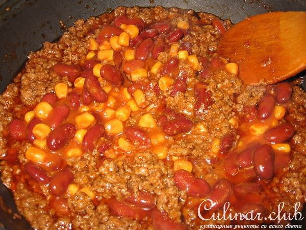 Пицца по мексикански(мой вариант)