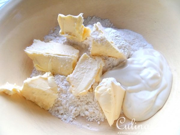 Киш "Пикник" с ветчиной,сыром и огурцами