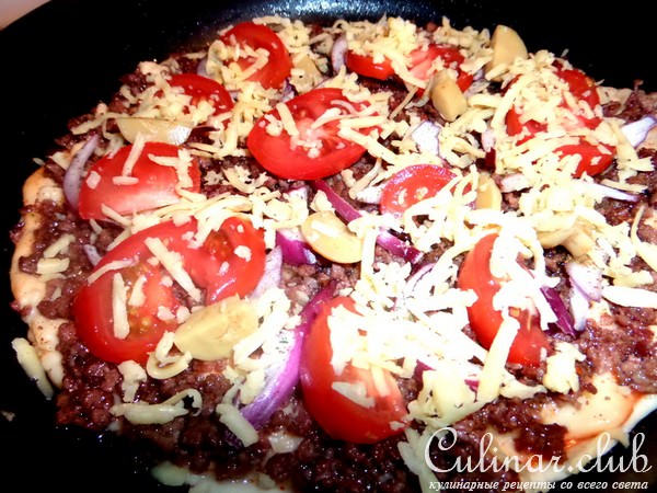Пицца со вкусом чизбургера