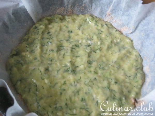Закусочный пирог "Кабачковая пицца"