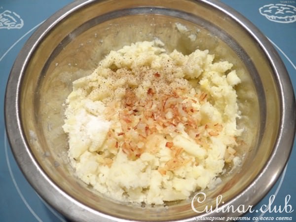 Булочки с картофелем и беконом