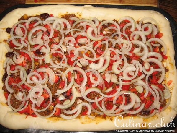 Пицца по мексикански(мой вариант)
