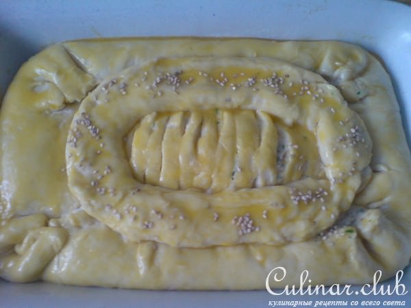 Пирог с грибами(вариант)