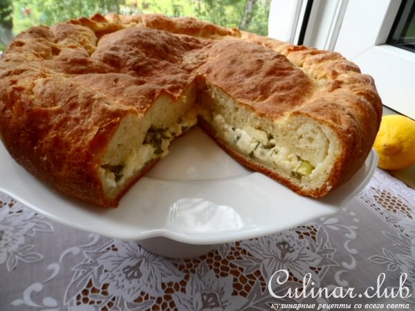 Творожно-сырный пирог