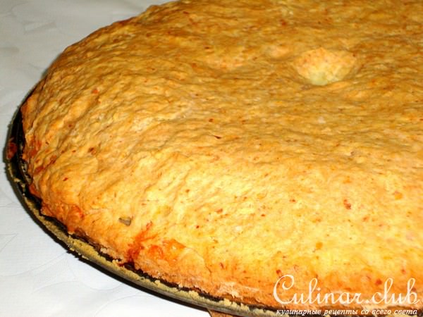 Пирог с начинкой из картофеля и грибов