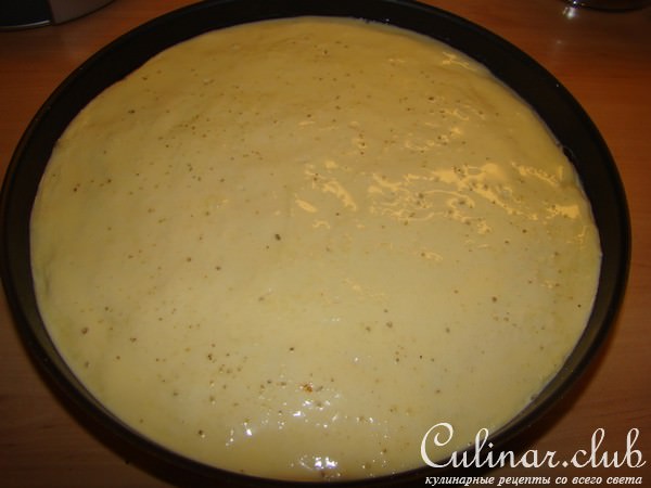 вариант дрожжевого теста на мацони и оливковом масле