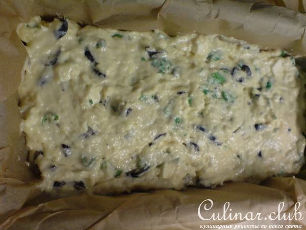 Закусочный кекс с фетой и помидорками