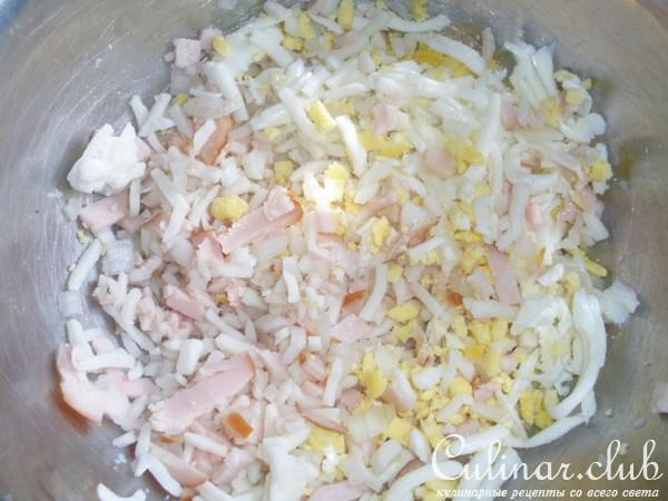 Слойки с разными начинками 