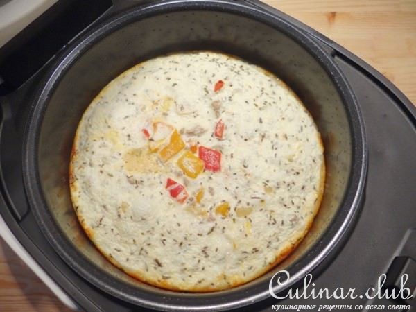 Пирог из сладкого перца и фарша