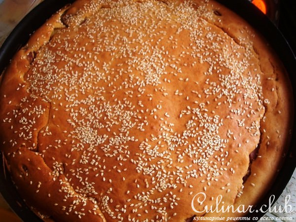 Пирог заливной с сосисками и капустой. ФМ «Доброе утро, родной».
