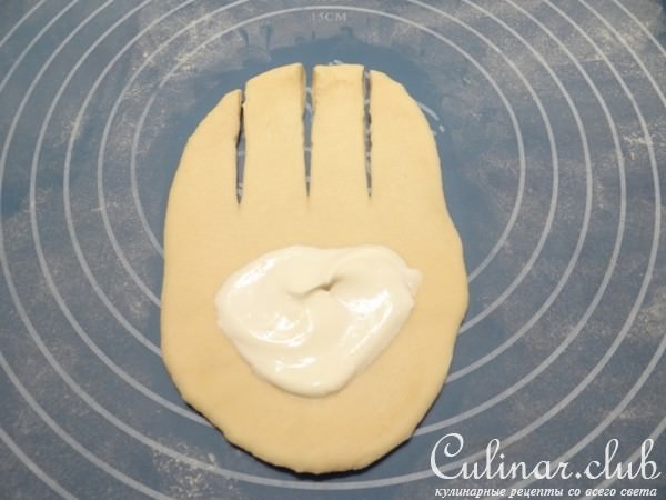 Булочки с ветчиной и сыром