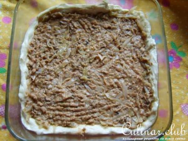 "Пирог капустный с килькой"