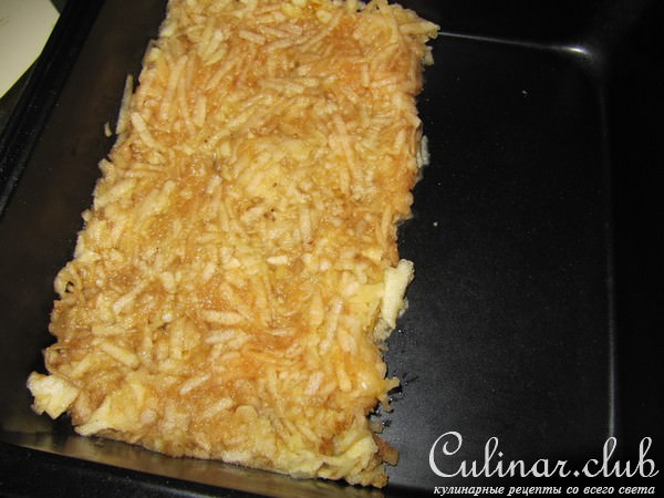 Яблочный крамбль