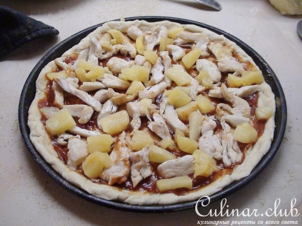 Гавайская пицца.