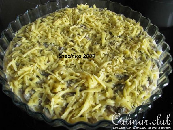 Солнечная пицца с шампиньонами и кунжутом (ДУЭЛЬ)