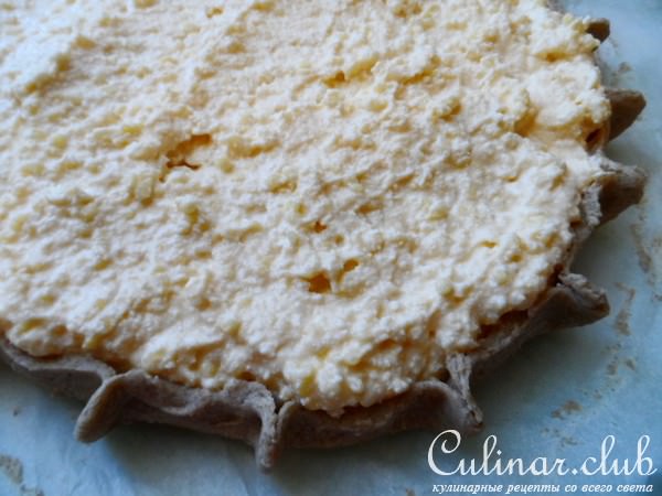 Галета с пшеном и творогом.