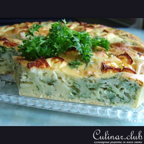 Feta - запеканка ароматная с петрушкой и базиликом