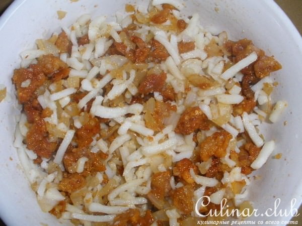 Слойки с разными начинками 