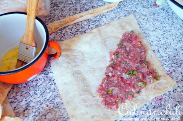 Чебуреки из лаваша. Пирожки с мясом.