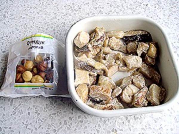 Корзиночки с белыми грибами