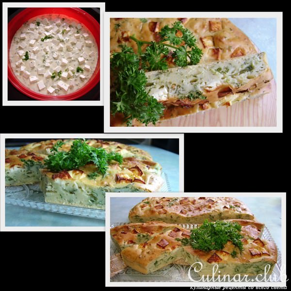 Feta - запеканка ароматная с петрушкой и базиликом