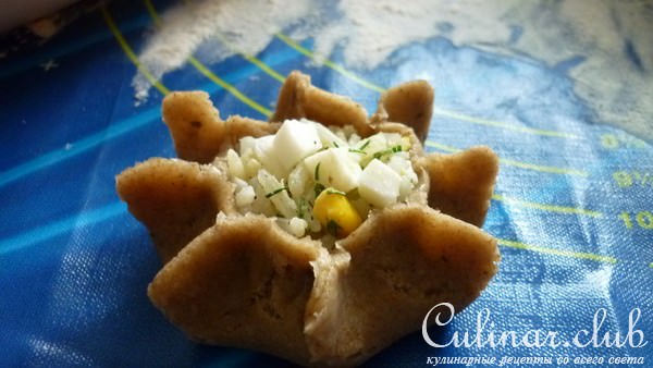 Ржаные мини-пироги с рисом,яйцом и килькой (+ бонус малосольная килечка)