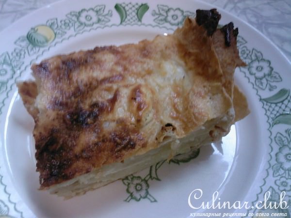 Закусочный пирог из лаваша