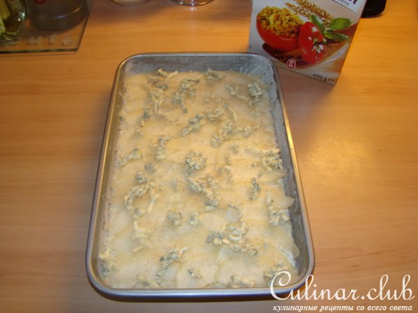 Закусочный сырно-грушевый пирог