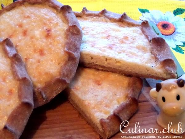 Ржаная галета с пшеном и творогом