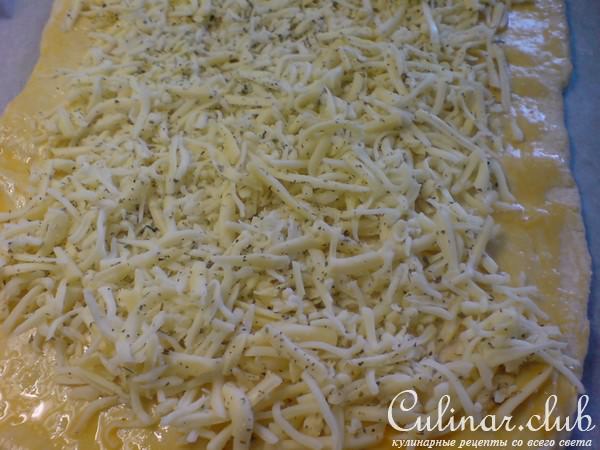 Открытый пирог-пицца с зелёной спаржей и сырами///Салат из зелёной спаржи,помидорок-черри и брынзы