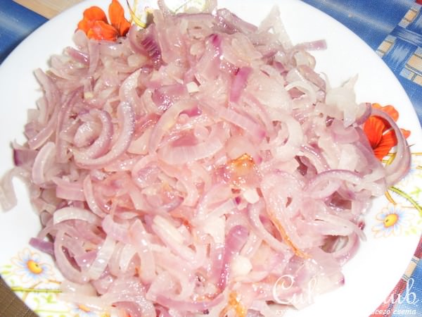 Луковый пирог с окороком