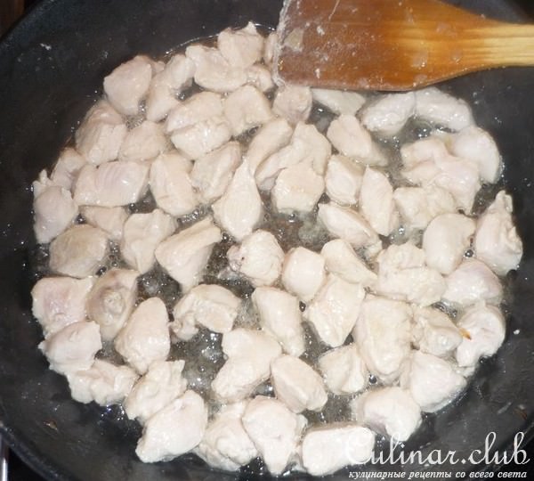 Пирог с куриными грудками