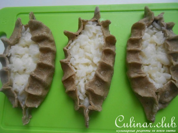Финские пирожки с рисовыми хлопьями