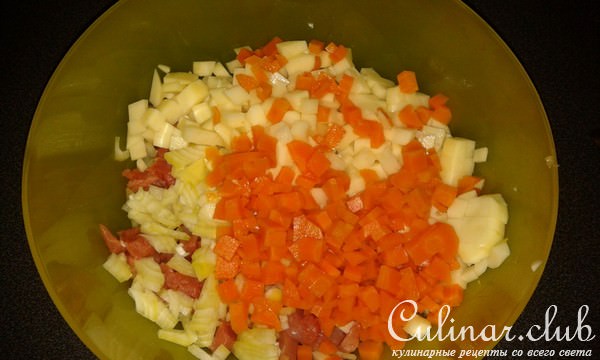 Мясной пирог "Обитель тьмы"