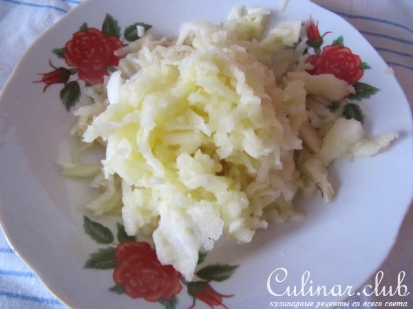 Яблочный крамбль