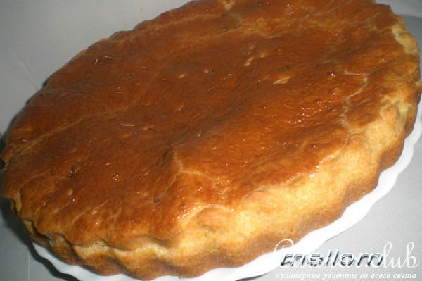 Рыбный пирог-запеканка с рисом