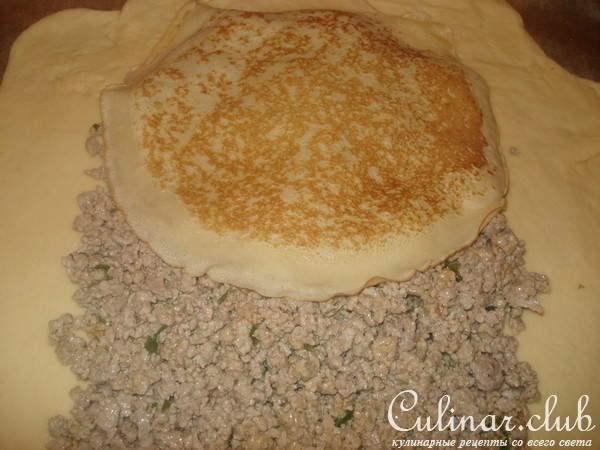 кулебяка с четырьмя начинками