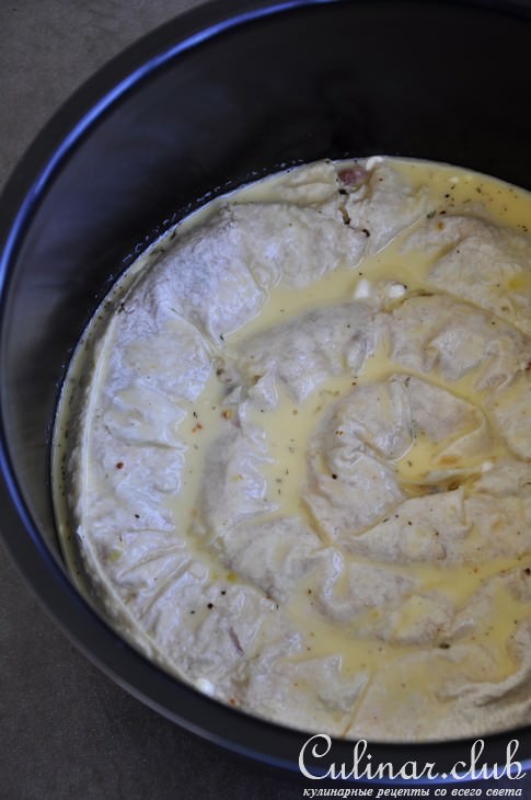 Быстрый мясной пирог в мультиварке 