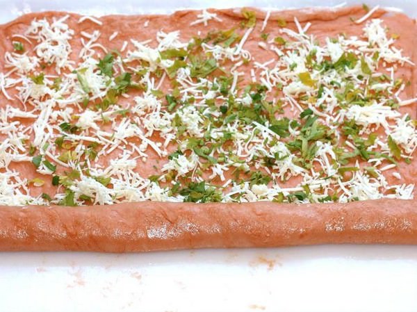 Закусочные пышки на томатном соке