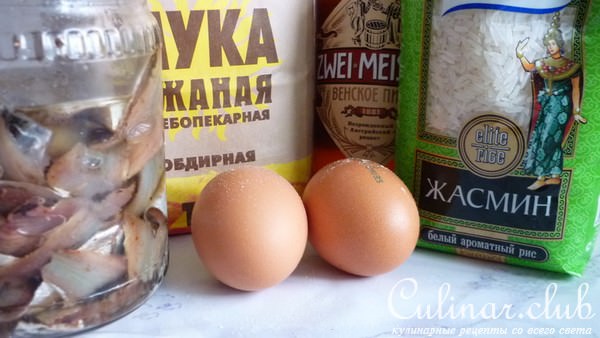 Ржаные мини-пироги с рисом,яйцом и килькой (+ бонус малосольная килечка)