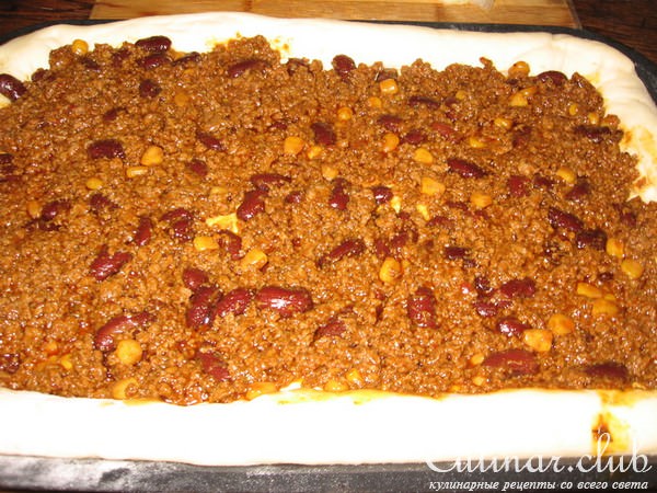 Пицца по мексикански(мой вариант)
