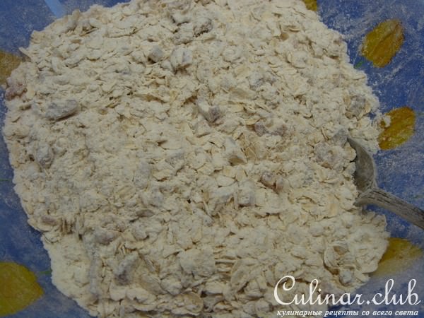 Овсяное печенье с финиками.