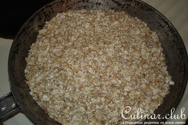 Овсяное печенье с яблоком и творогом