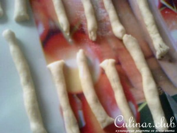 Печенье закусочное с сыром и тмином.