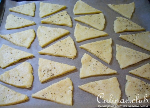 Сырные (чеддар) хрустики