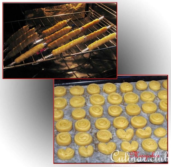 Сигары, ушки, завитушки- кокосовые печенушки
