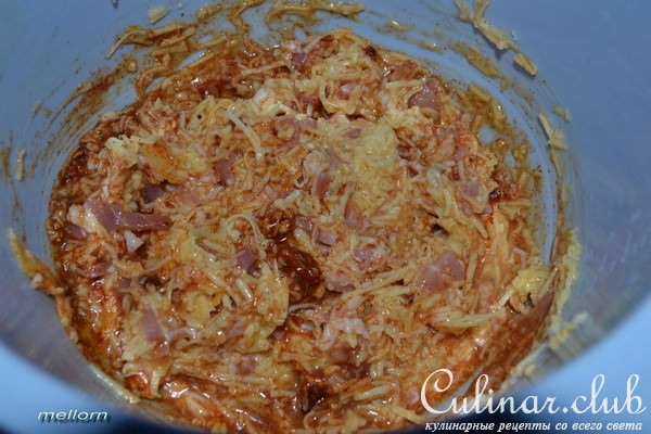 Сырное печенье (сабле) с беконом