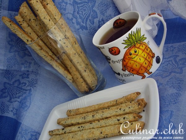 Овсяные палочки с сыром