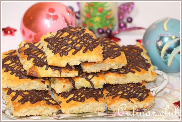 Ананасовое печенье "Именинное" для Аллочки