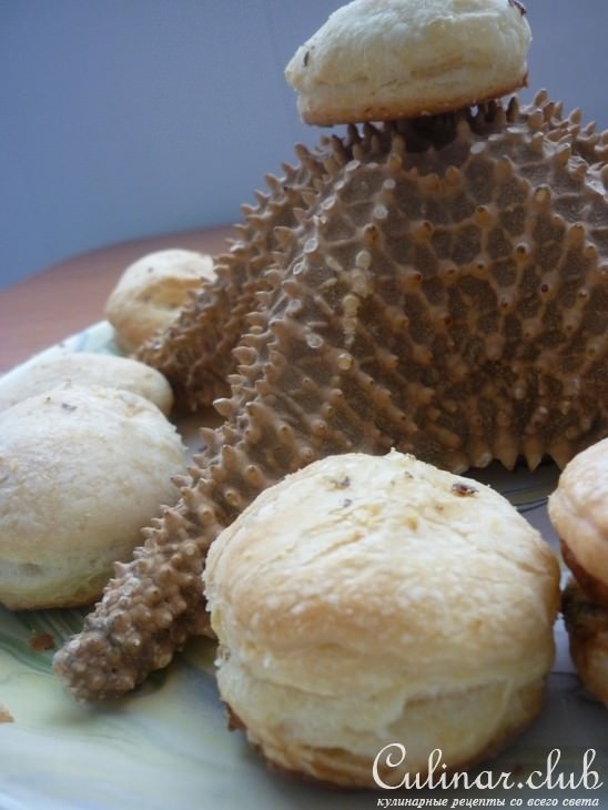 Пикантное печенье с оливками.
